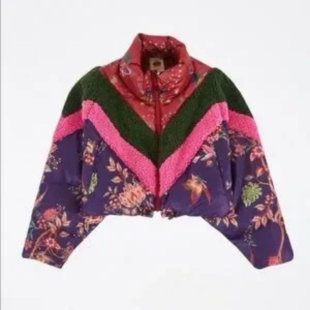 FARM Rio Multicolor Puffer Jacket - Picture 2 of 5
